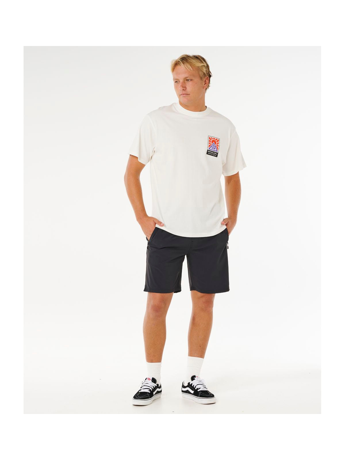 Koszulka męska RIP CURL Search Dawn Tee biała