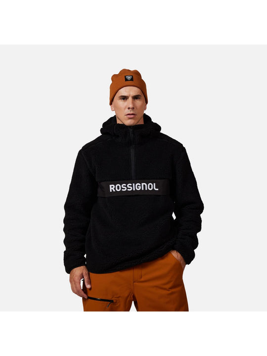 Bluza męska męska ROSSIGNOL ALLTRACK ANORAK FLEECE czarna

