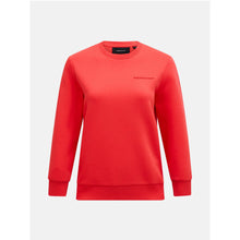 Bluza PEAK PERFORMANCE Original Small Logo Crew Women czerwony - Adventure Sports
