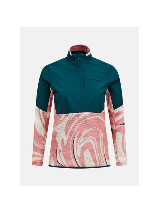 adventuresports bluza-peak-performance-w-freelight-aop-polartec-alpha-half-zip-g81129010-310 front
