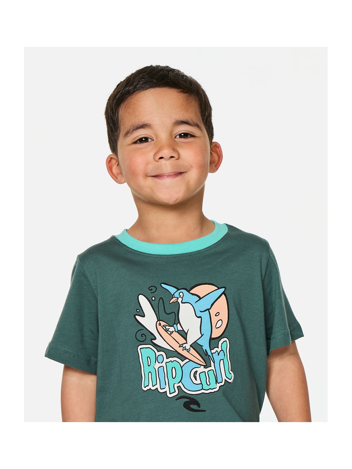 Koszulka juniorska RIP CURL Paddle Out Art Tee-Boy zielona