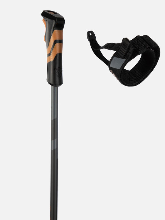 Kije narciarskie Rossignol TACTIC CARBON CLIP COPPER brązowy
