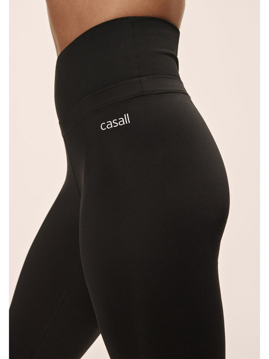 Legginsy damskie CASALL Low Waist Illusion Tights kolor czarny
