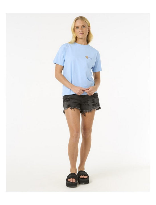 Koszulka RIP CURL La Joya Relaxed Tee niebieski
