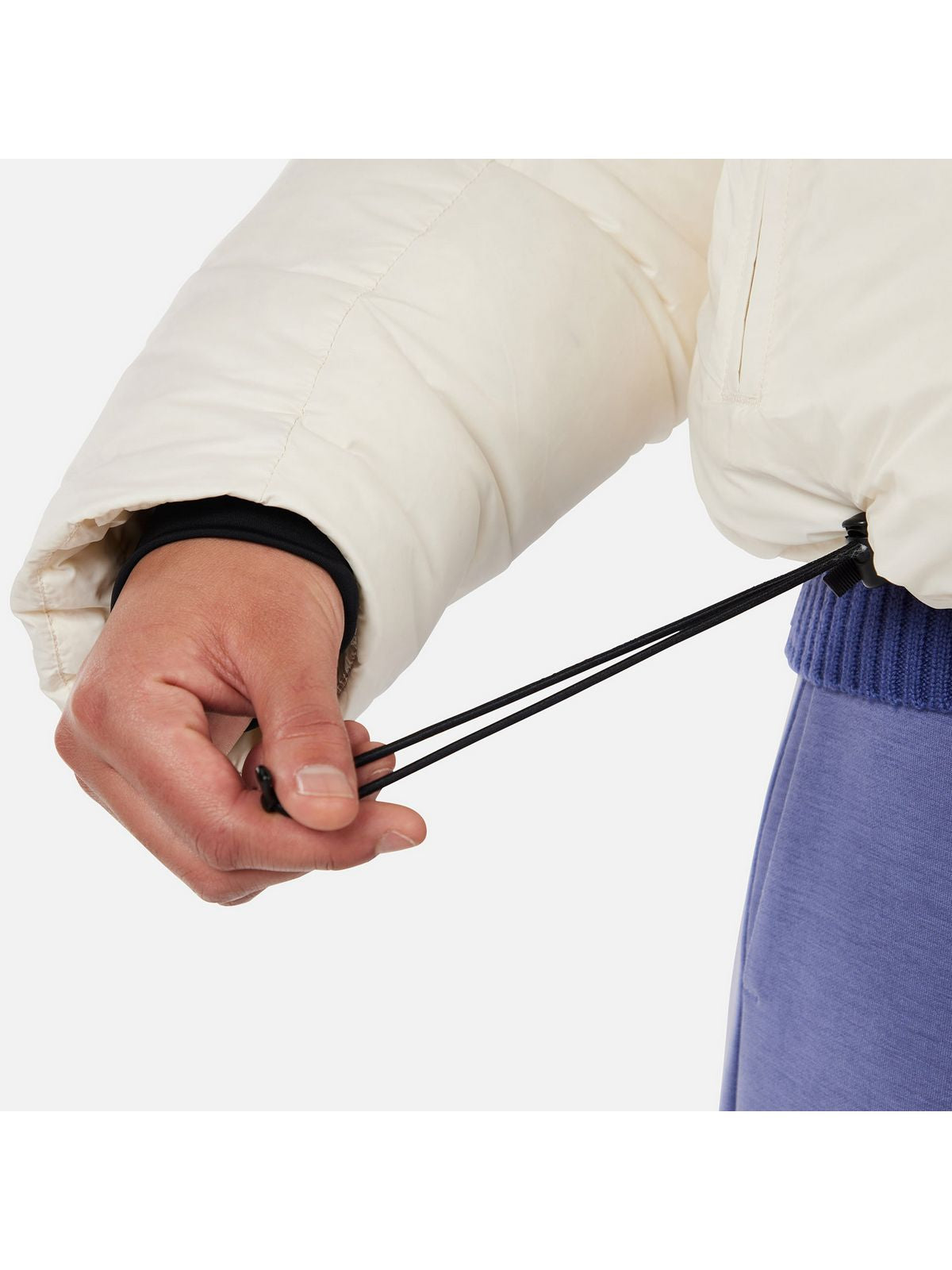 Kurtka narciarska damska ROSSIGNOL W ARETU CROPPED DOWN JKT biała