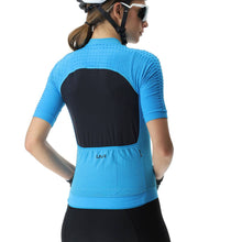 Koszulka rowerowa damska UYN Airwing Biking Shirt – turquoise/Black

