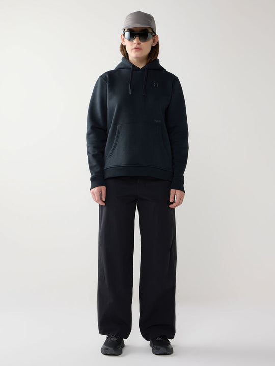 Bluza z kapturem damska HAGLÖFS Hoodie True Black
