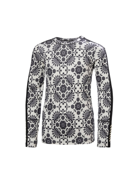 Bielizna termiczna dziecięca HELLY HANSEN JR GRAPHIC LIFA MERINO SET czarna
