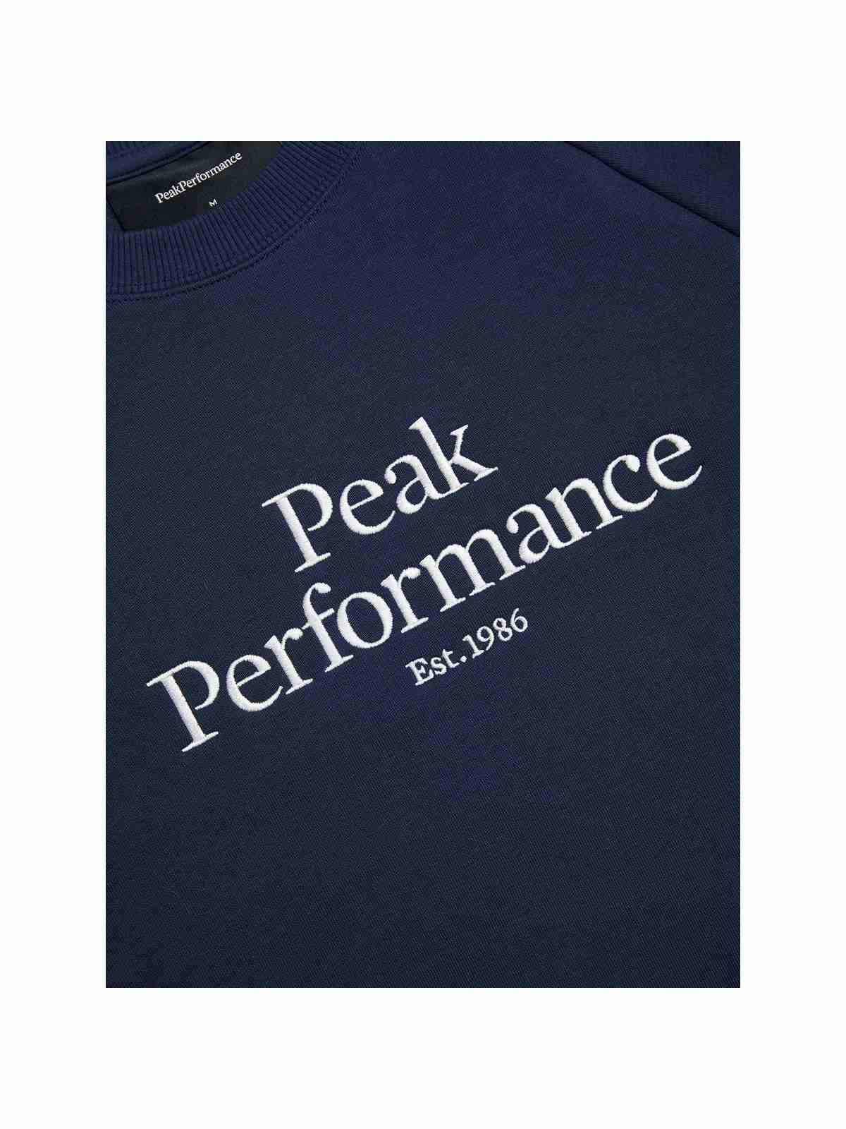 Bluza PEAK PERFORMANCE Original Crew Men niebieski