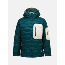 Kurtka puchowa męska PEAK PERFORMANCE M Helium Utility Down Hood Jacket kolor zielony
