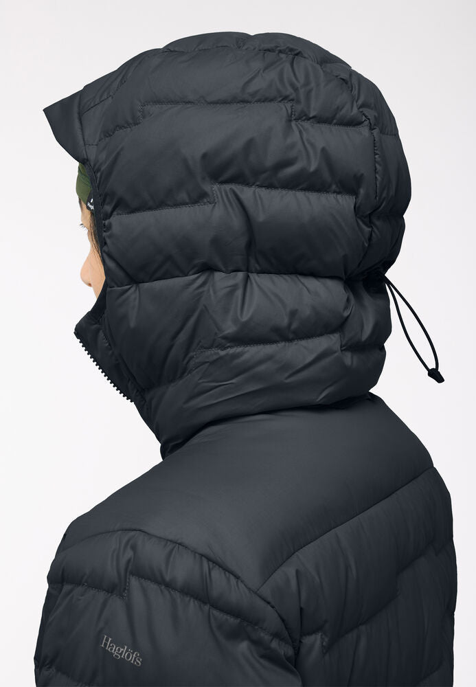 Kurtka HAGLÖFS ROC Flash Down Hood Women true black
