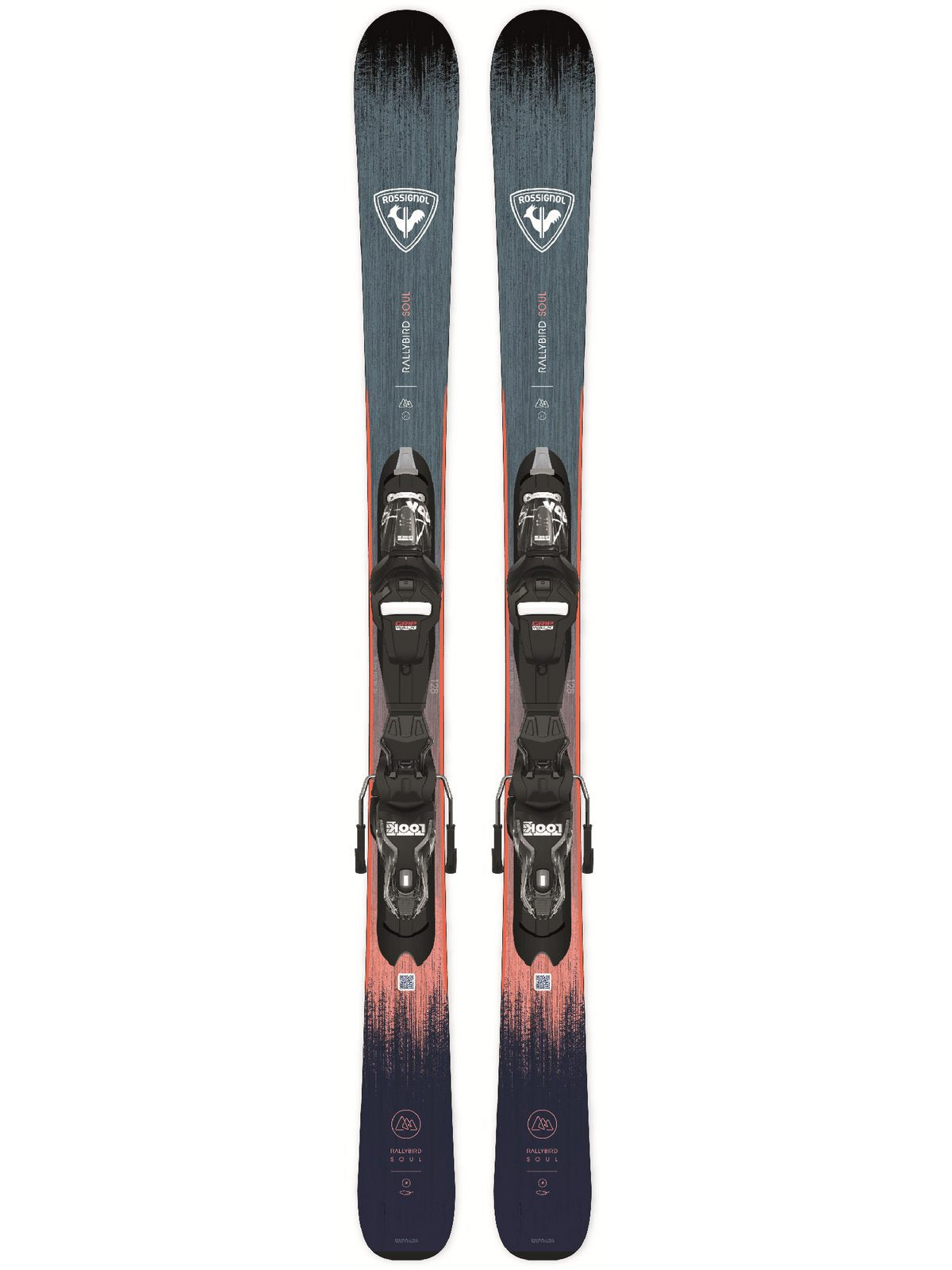 Narty dla dzieci ROSSIGNOL Rallybird Jr + wiązania LOOK Xpress 7 GW B83