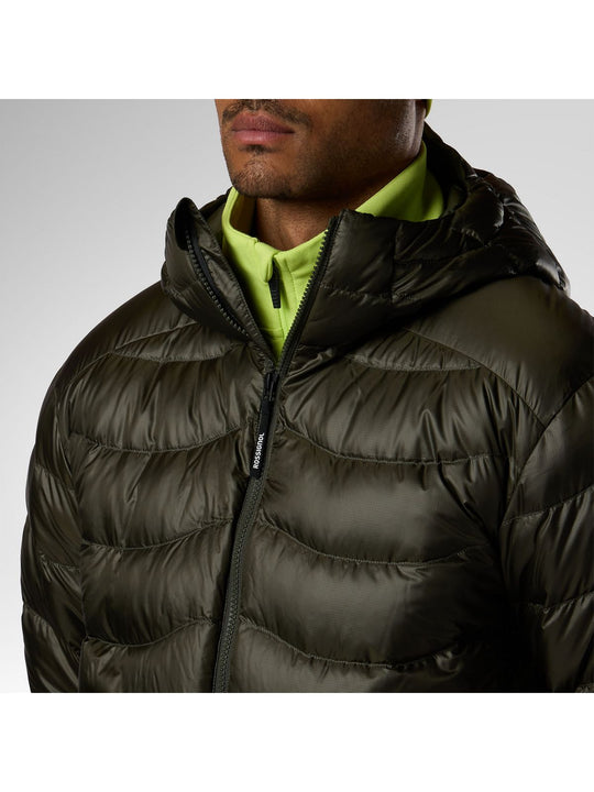 Kurtka puchowa męska ROSSIGNOL M Verok Down Hoodie Jacket zielona
