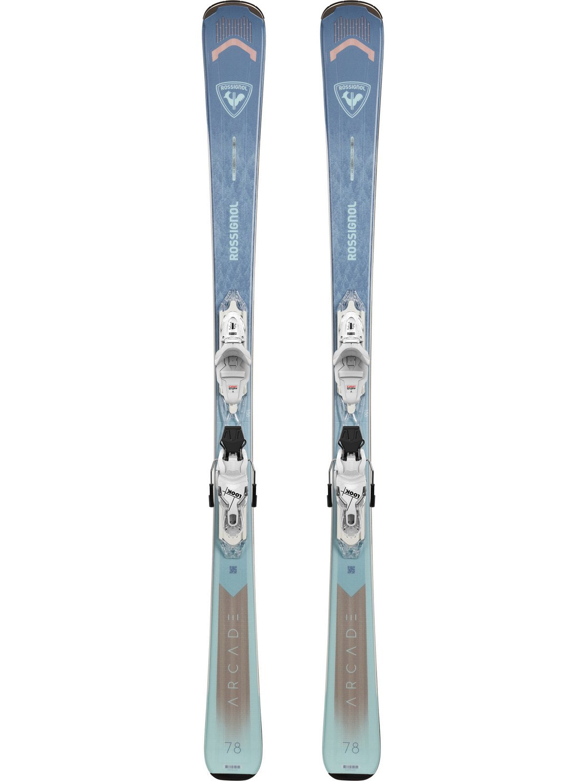 Narty damskie ROSSIGNOL Arcade W 78 + wiązania LOOK Xpress W 10 GW