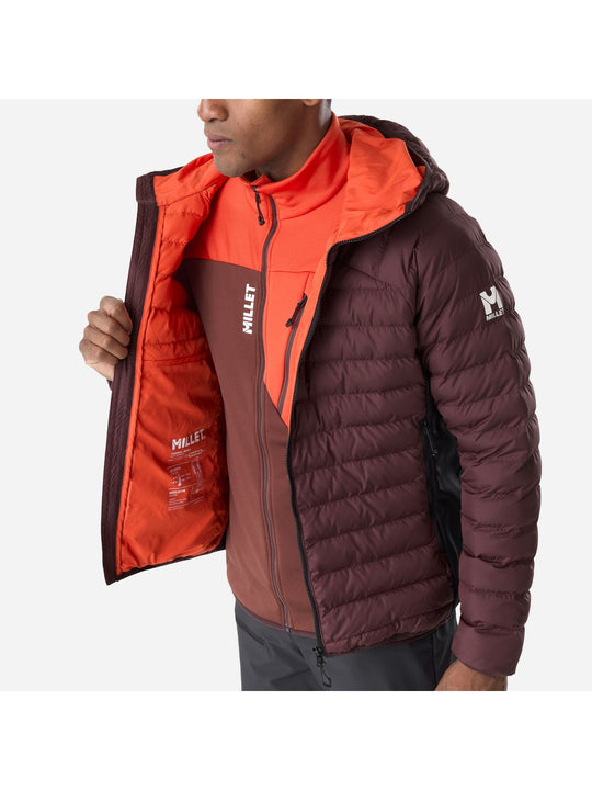 Kurtka męska MILLET M Fitz Roy Warm Hoodie M brązowa
