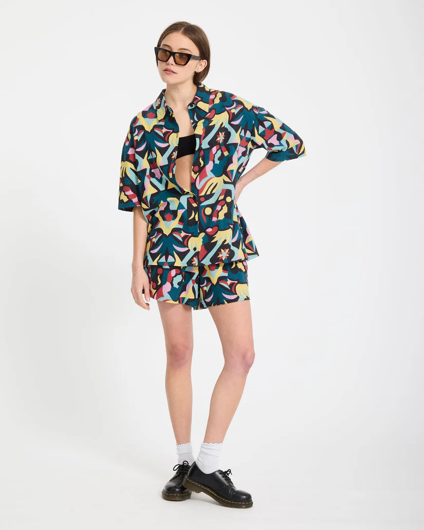 Koszula damska VOLCOM Fa Bruno Lucas Shirt multikolor