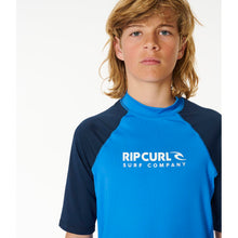 Lycra RIP CURL Shock Upf S/S-Boy niebieski
