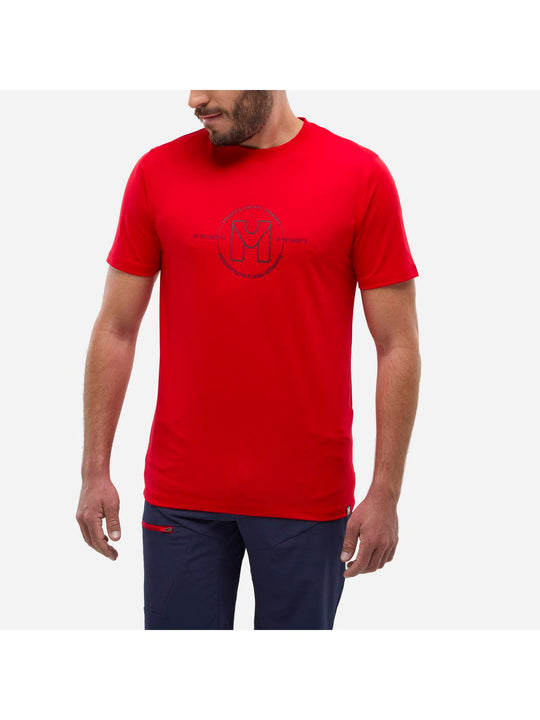 Koszulka MILLET UBIC LIGHT TS SS M czerwony - Adventure Sports

