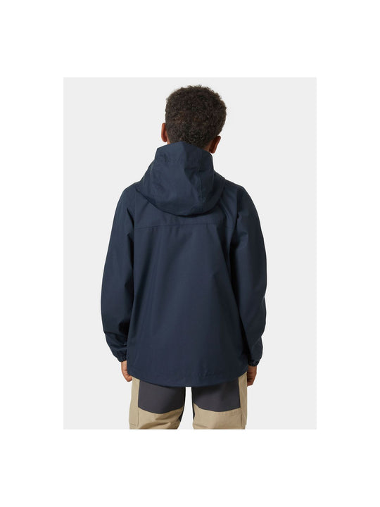 Kurtka dziecięca HELLY HANSEN Jr Vancouver Rain Jacket granatowa
