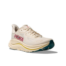 Buty do biegania damskie HOKA Clifton 10 kremowe
