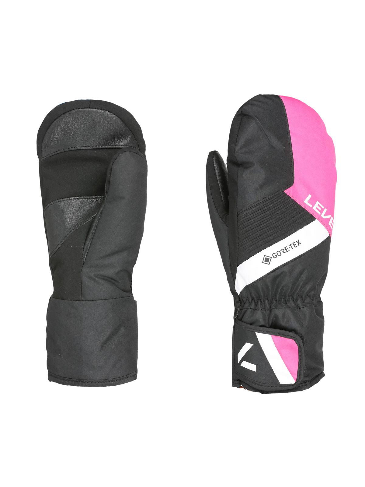 Rękawice narciarskie dziecięce LEVEL Neo Jr Mitt Gore-Tex czarno różowy