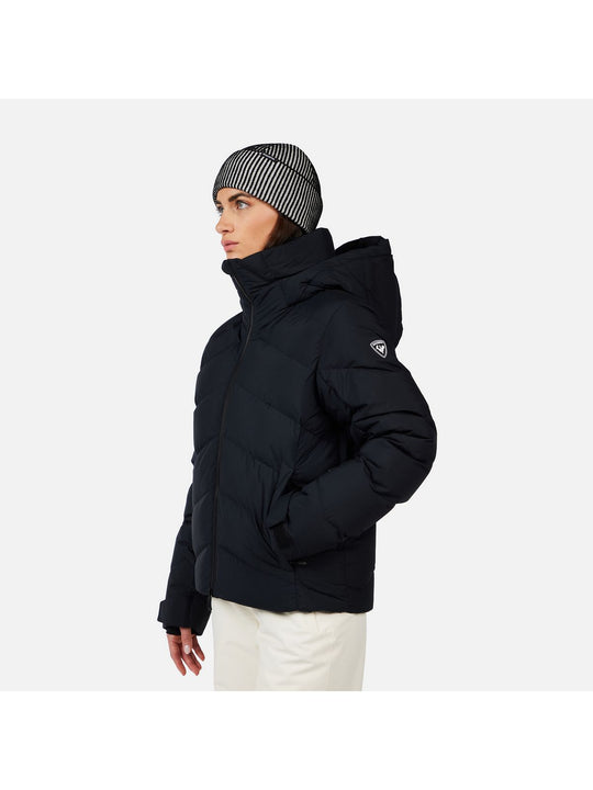 Kurtka narciarska damska ROSSIGNOL W WISPILE RIPSTOP DOWN JKT czarna
