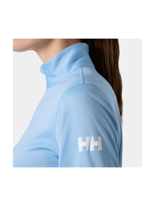 Bielizna termiczna damska HELLY HANSEN W HH TECH 1/2 ZIP niebieska
