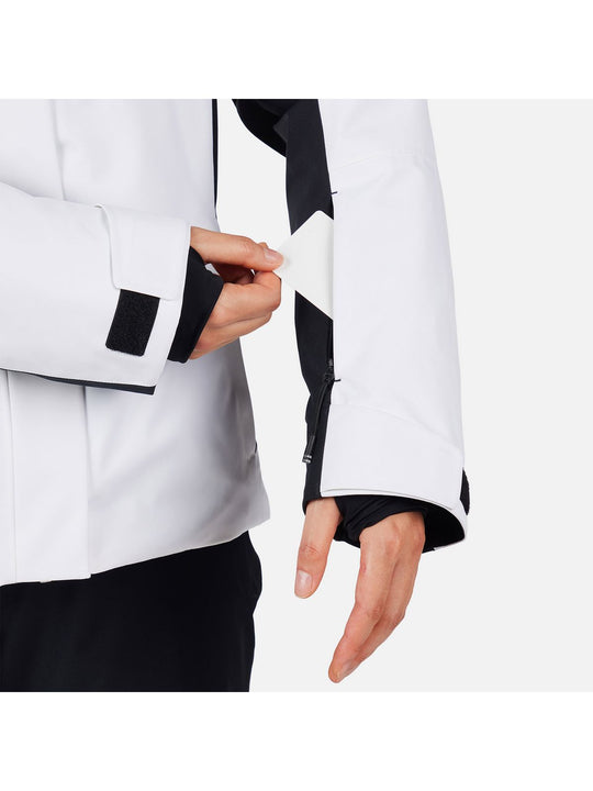 Kurtka narciarska damska ROSSIGNOL W VELIKA INSULATED JKT biała
