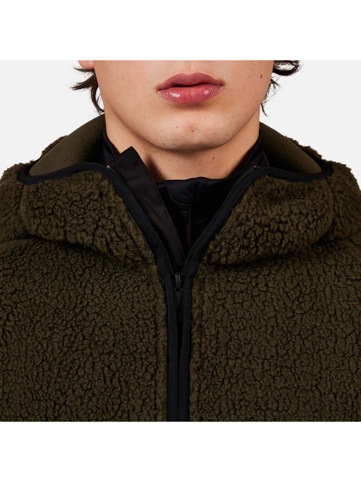 Bluza męska ROSSIGNOL ALLTRACK ANORAK FLEECE zielona