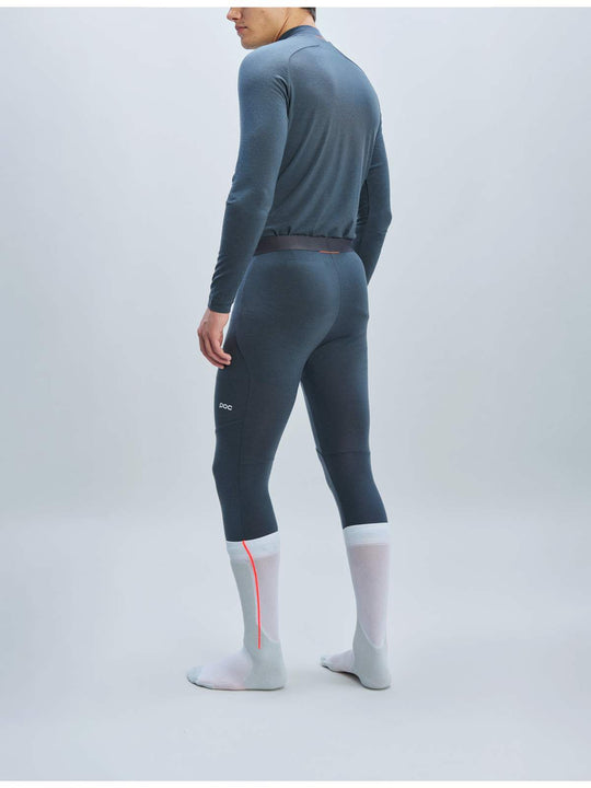 Legginsy narciarskie męskie POC M&#39;s Layer Merino 3/4 Tights szary
