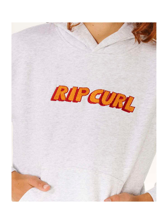 Bluza chłopięca RIP CURL Eternal Shred Logo Hood-Boy szara
