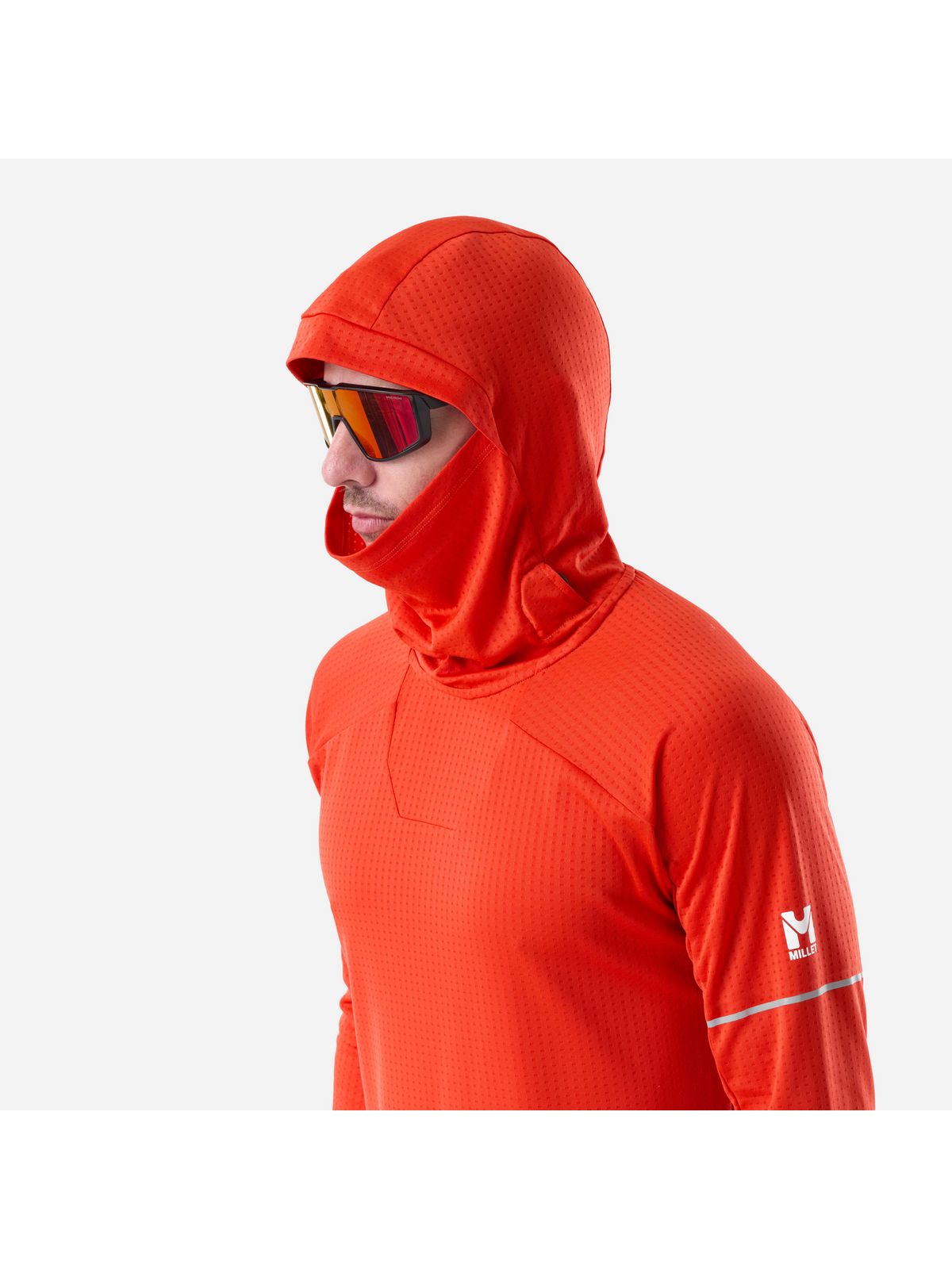Koszulka męska MILLET M Intense Safe And Warm Ts Ls M czerwona
