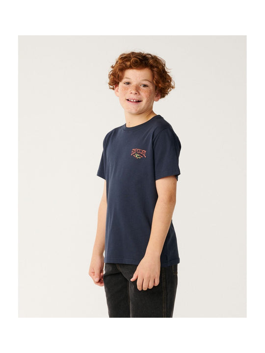 Koszulka juniorska RIP CURL Air Shred Tee-Boy granatowa
