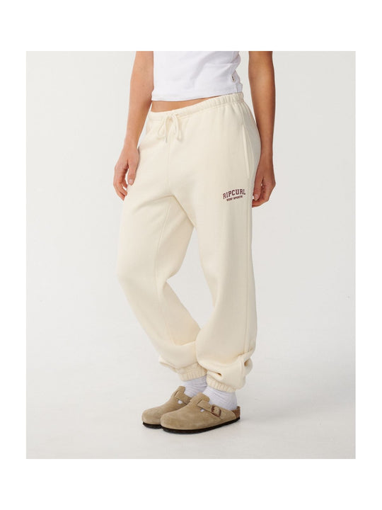 Spodnie damskie RIP CURL Varsity Sports Track Pant białe
