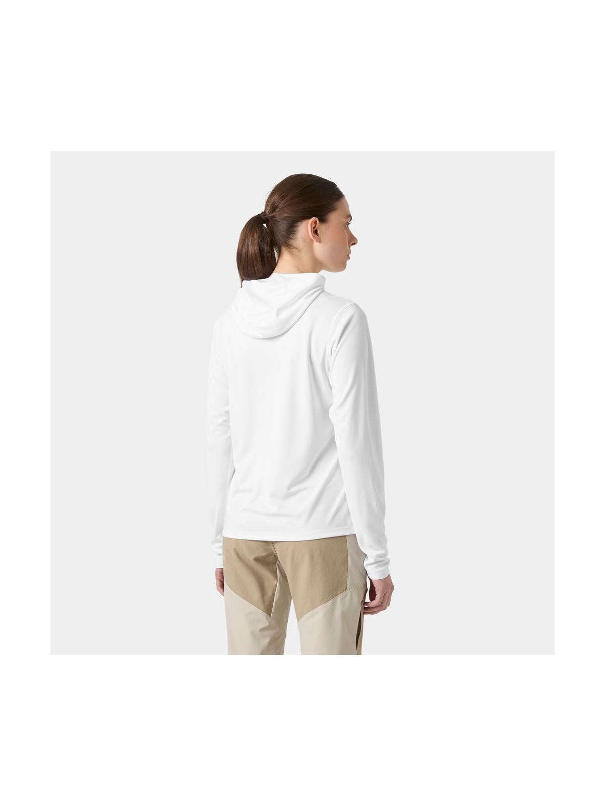 Bielizna termiczna damska HELLY HANSEN W HH TECH HOODIE biała