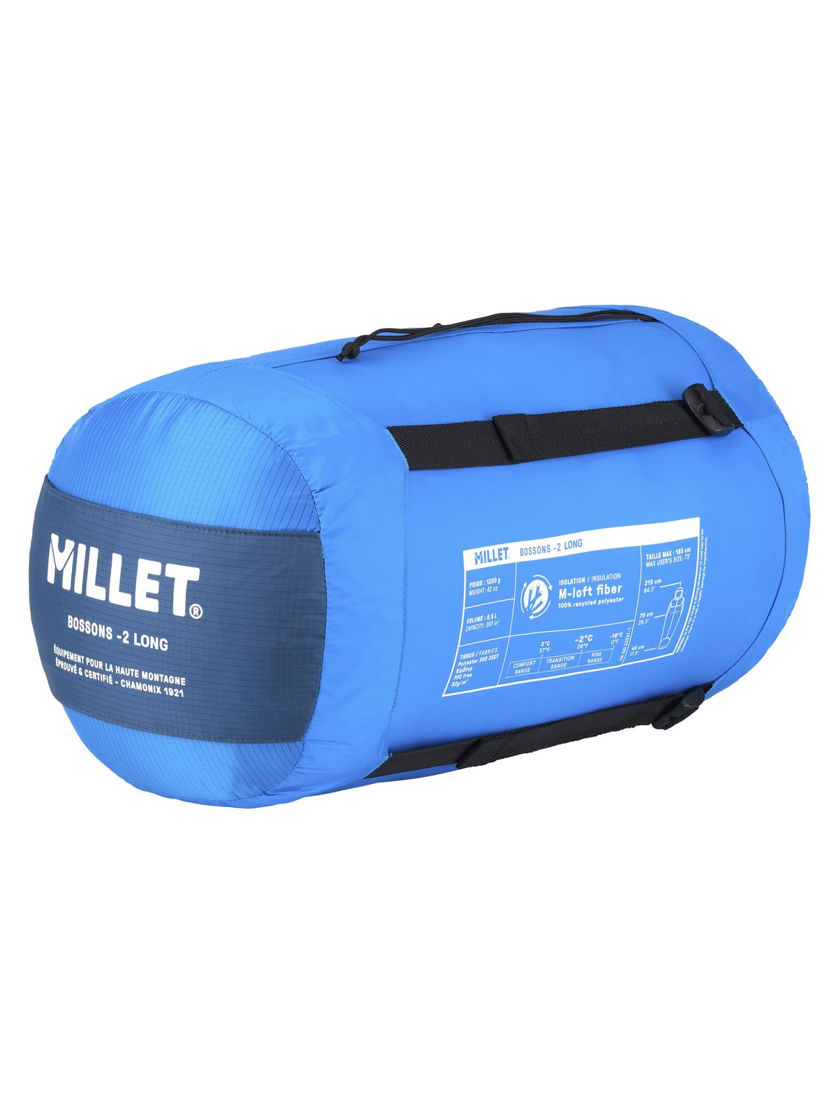 Śpiwór MILLET BOSSONS -2° LONG niebieski