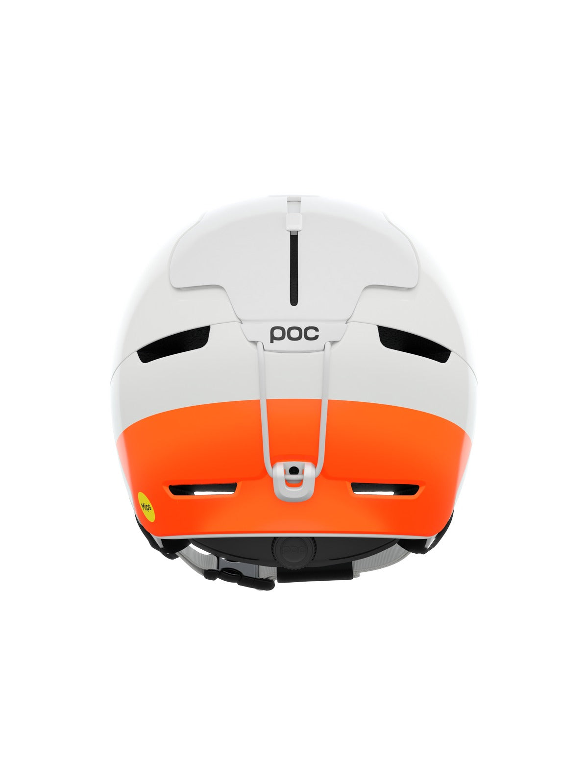 Kask narciarski POC Obex MIPS biało pomarańczowy