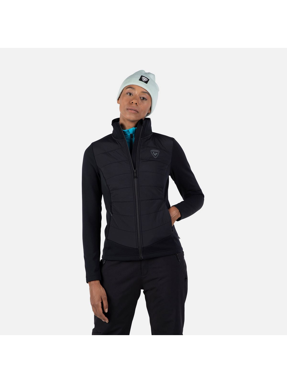 Bluza damska ROSSIGNOL W Classique Hybrid Clim Fz czarny
