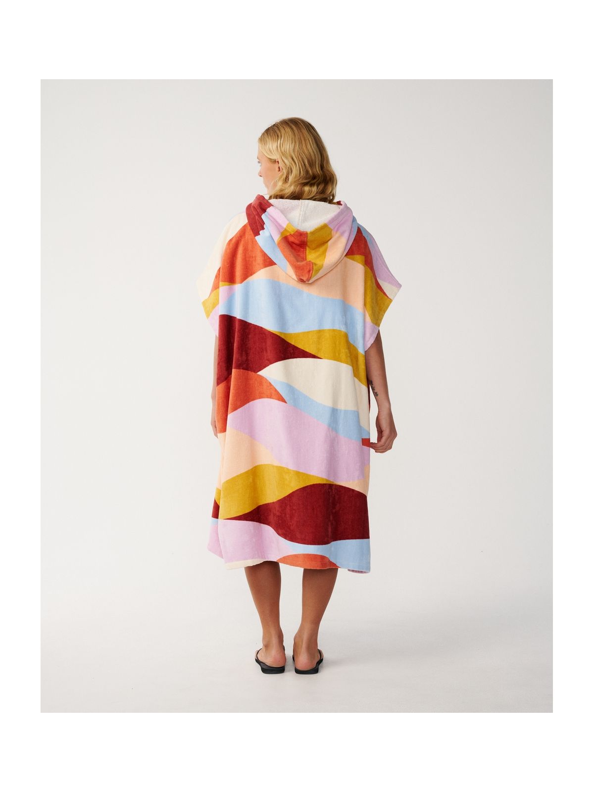 Ponczo damskie RIP CURL Mixed Hooded Towel multikolor