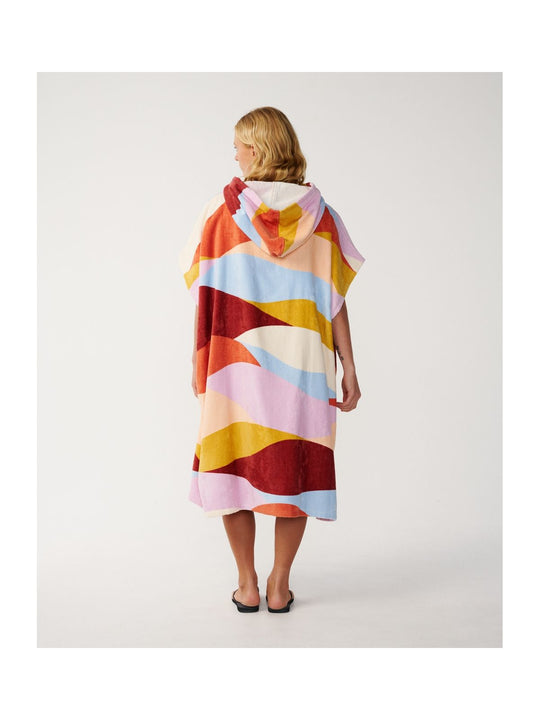 Ponczo damskie RIP CURL Mixed Hooded Towel multikolor

