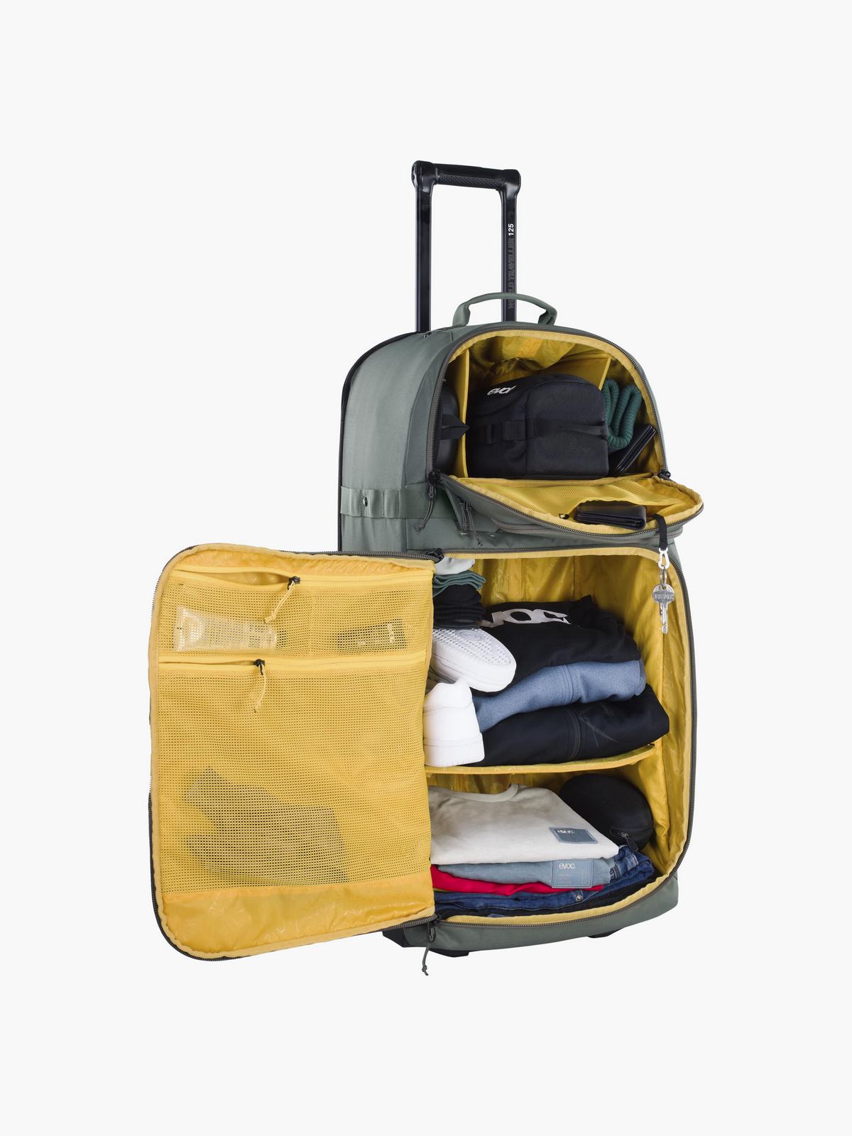 Walizka EVOC World Traveller 125 dark olive