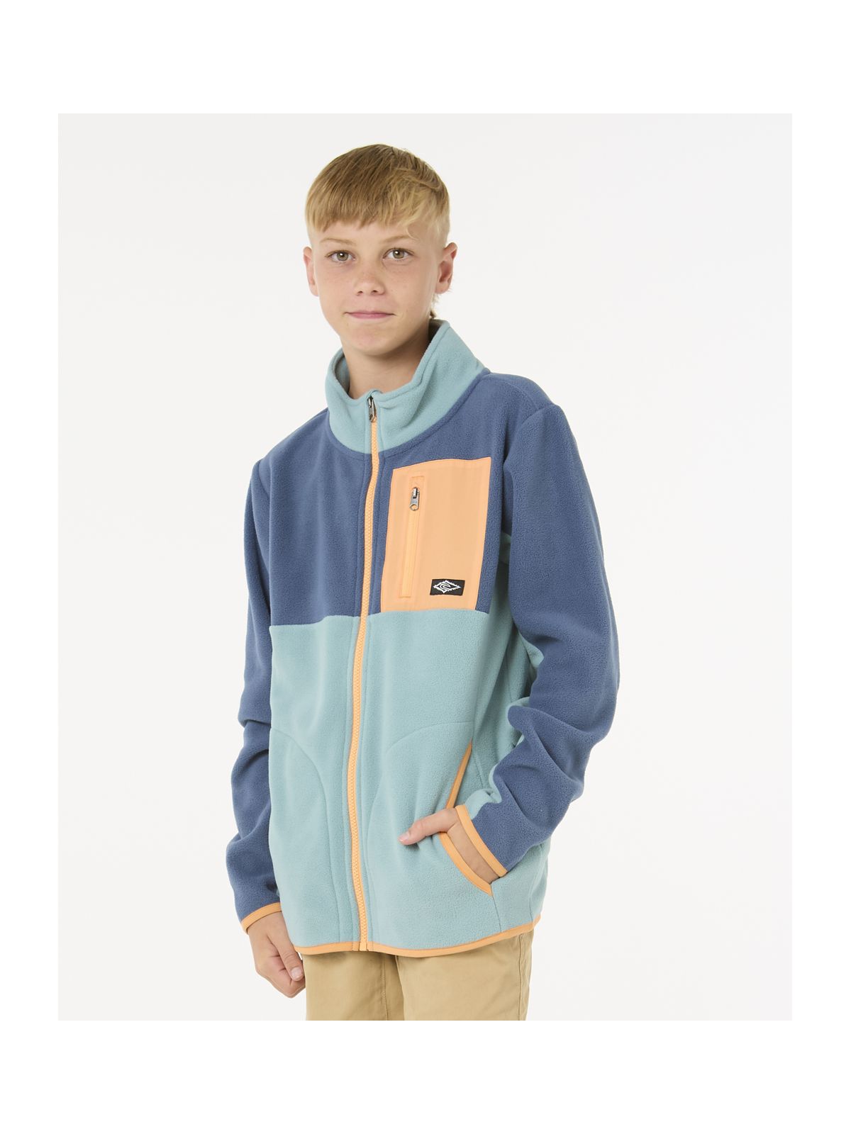 Bluza chłopięca RIP CURL Raw Energy Block Fleece - Boy niebieska