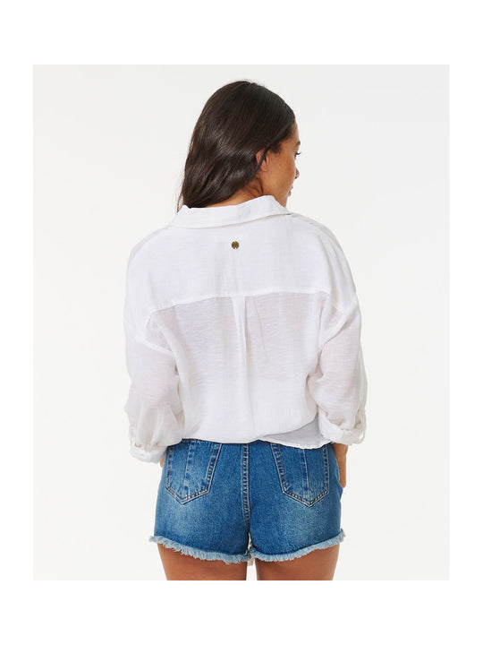 Koszula damska RIP CURL Premium Surf Holiday Shirt biała
