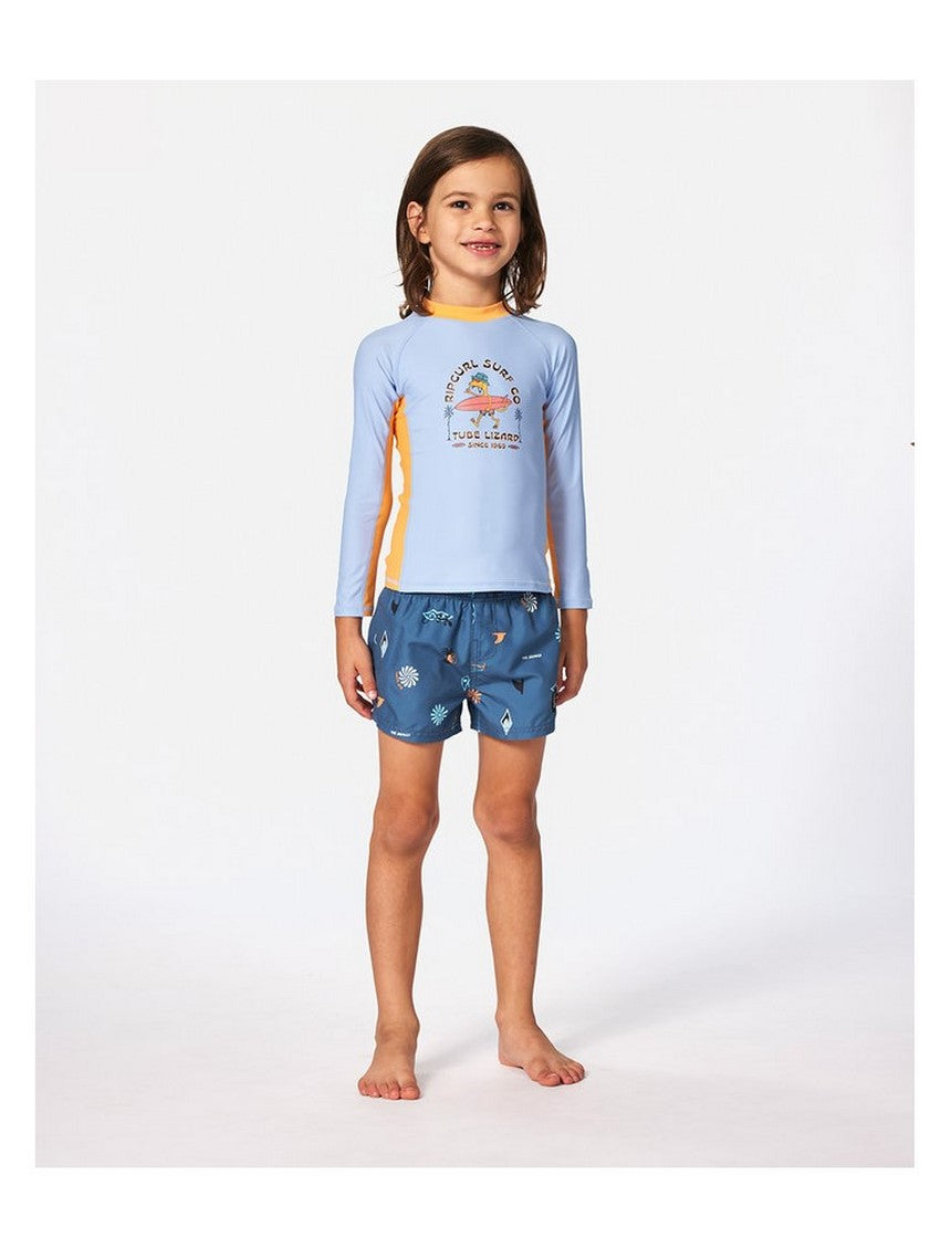 Lycra RIP CURL Grom Energy Upf L/S-Boy niebieski