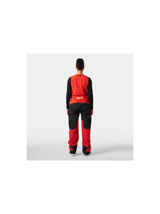 Spodnie damskie HELLY HANSEN W Ægir Race Salopett Kolor czerwone
