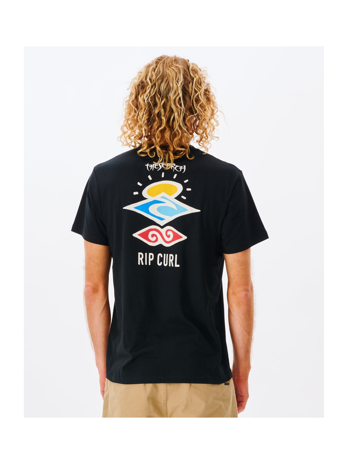 Koszulka RIP CURL Search Icon Tee czarny