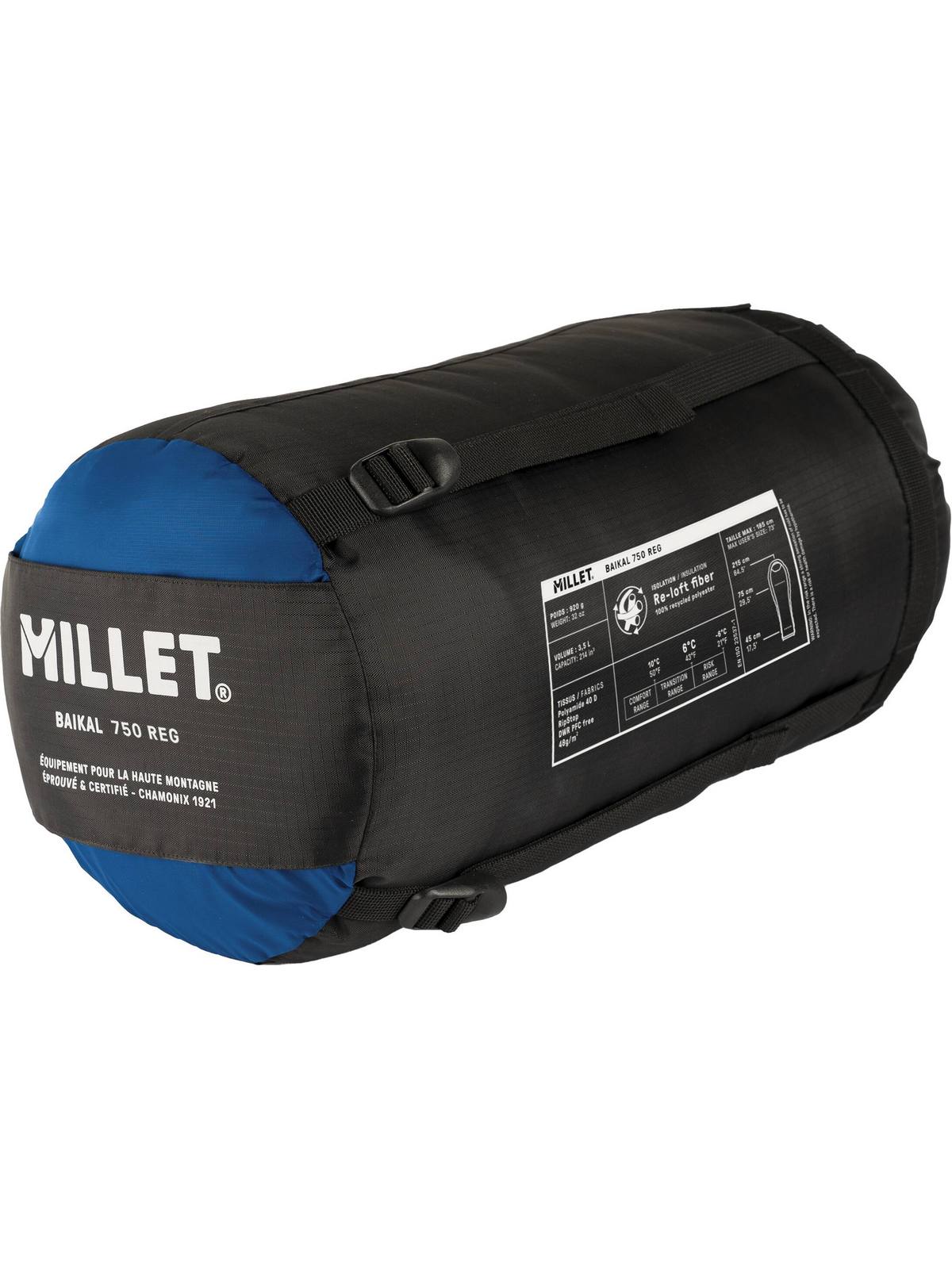 Śpiwór MILLET Baikal 750 Reg Niebieski