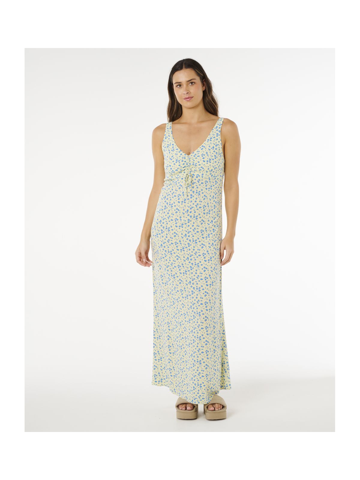 Sukienka RIP CURL Surf Side Maxi Dress żółta