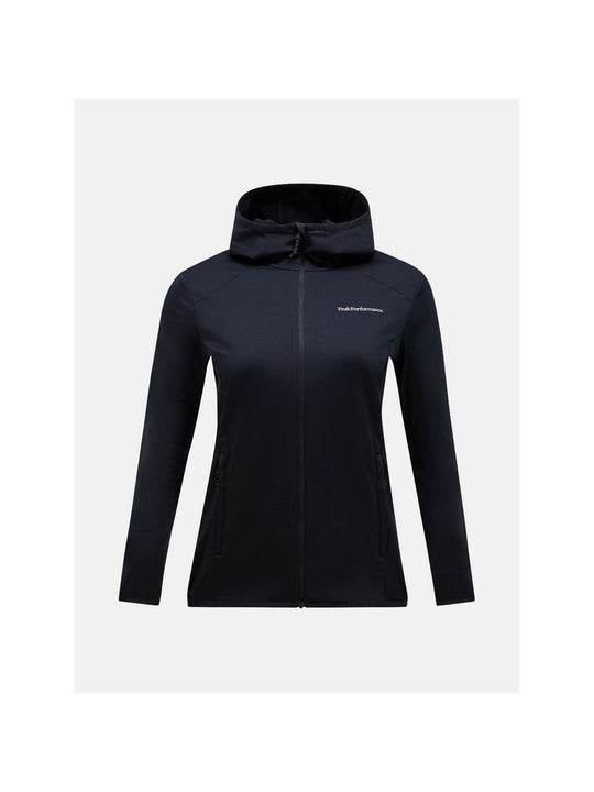 Bluza damska PEAK PERFORMANCE Light Zip Hood czarna
