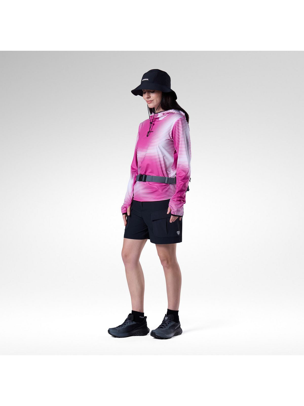 Bluza damska ROSSIGNOL W Westweg Sun Hoodie różowa
